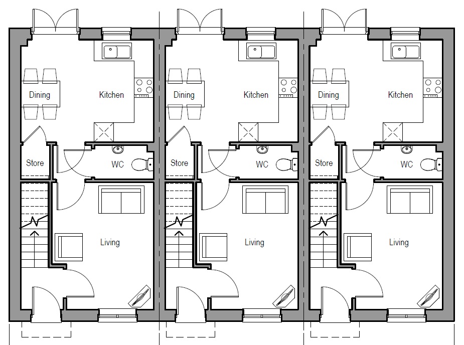 Terraced Floor Plans Ground Floor