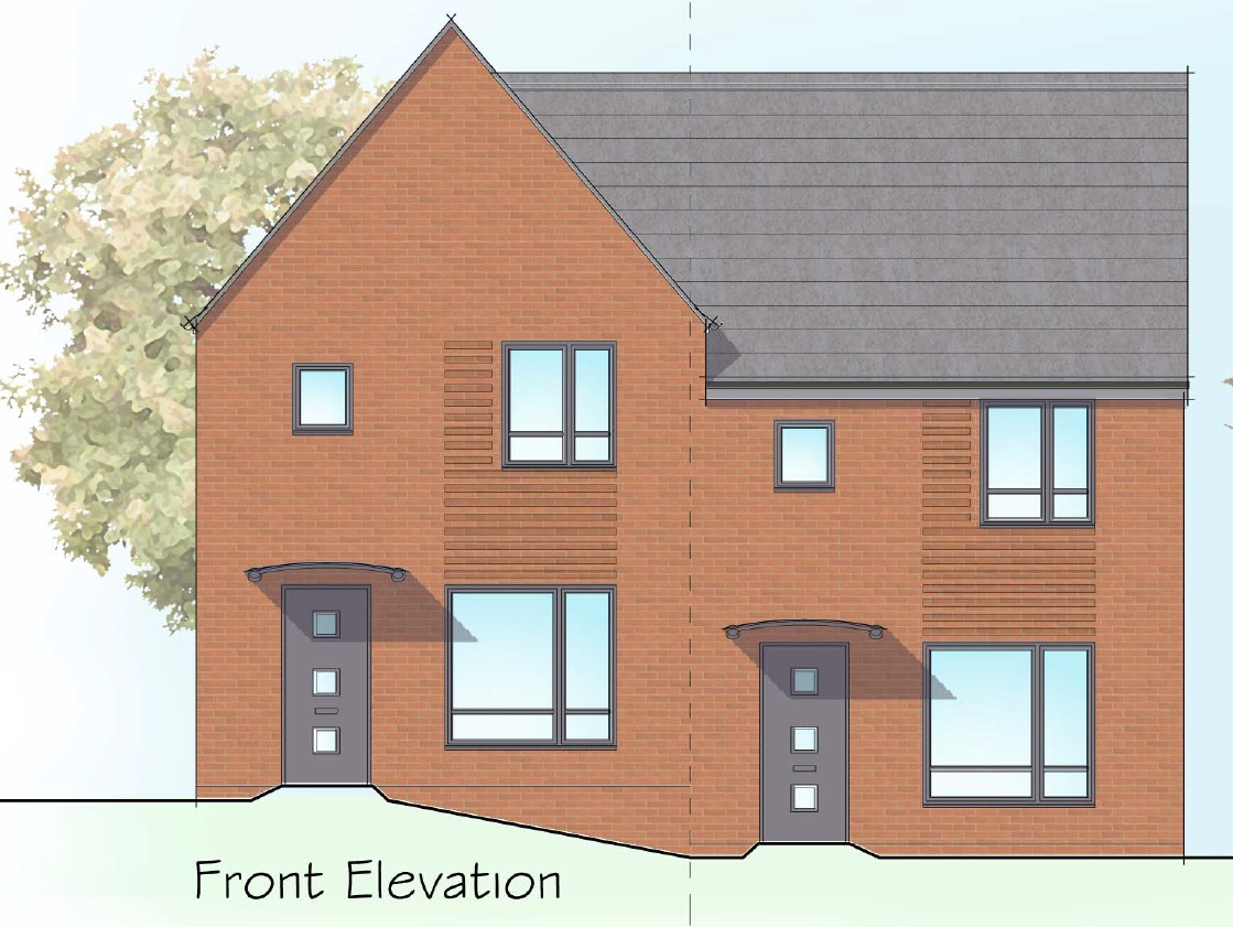 Type A 3 Bed Front Elevation