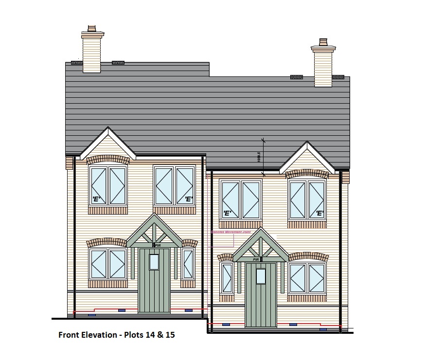 Meadow Gardens – 2 Bedroom Semi Detached House (Plots 12 & 14)