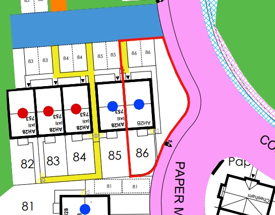Ludlow Green – “AH2B”  2 Bed Semi Detached (Plots 85 & 86)