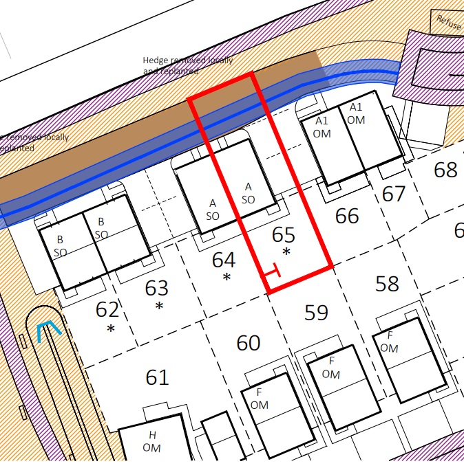 Cherry Orchard “Wellington” 2 Bed Semi Detached House (Plots 64 & 65)